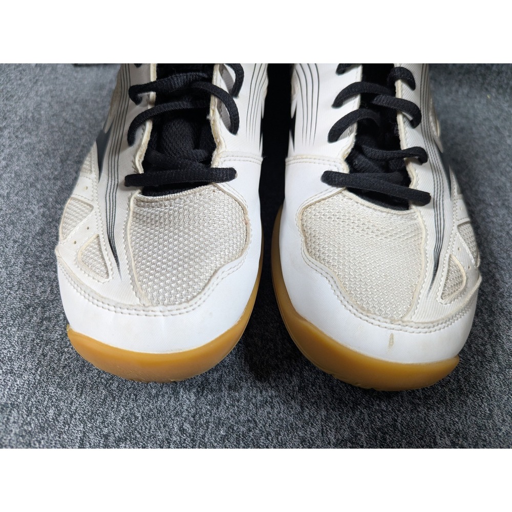 Mizuno Cyclone Speed 3 Womens Volleyball Shoes White Black Gum Sole Indoor Court - Picture 9 of 10